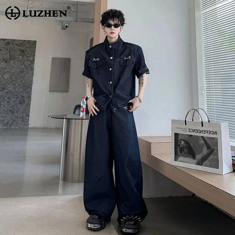 Jeans - LUZHEN Knappe 2026 Zomer Nieuwe Denim