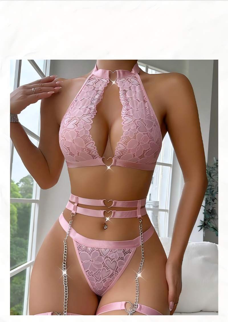 Sexy lingerie set push-up kant - Lingerie recensie en prijs