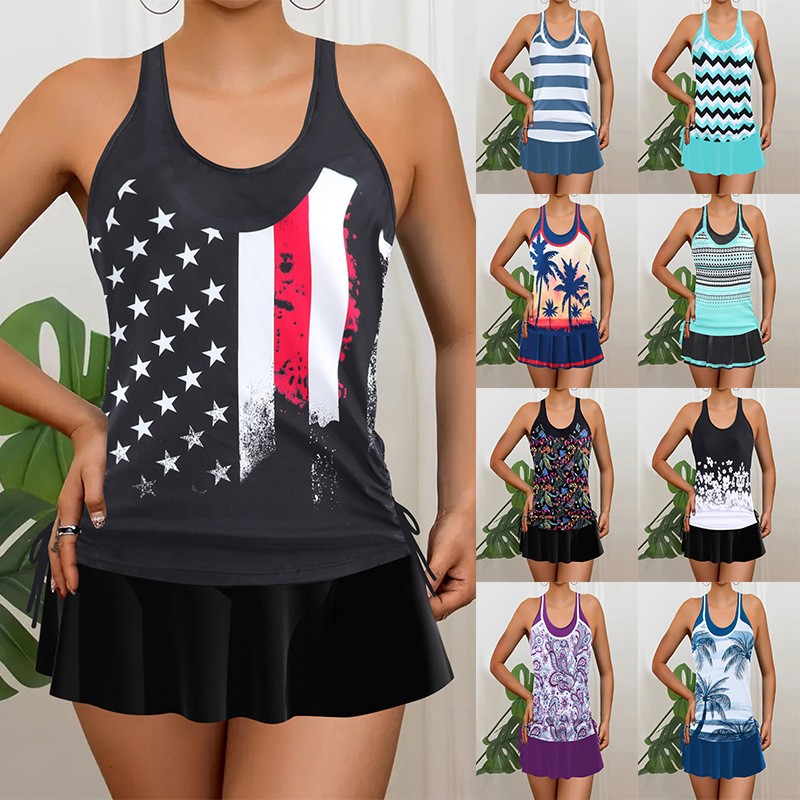 Tankini Dames Bikini Mouwloze  - Skirts recensie en prijs
