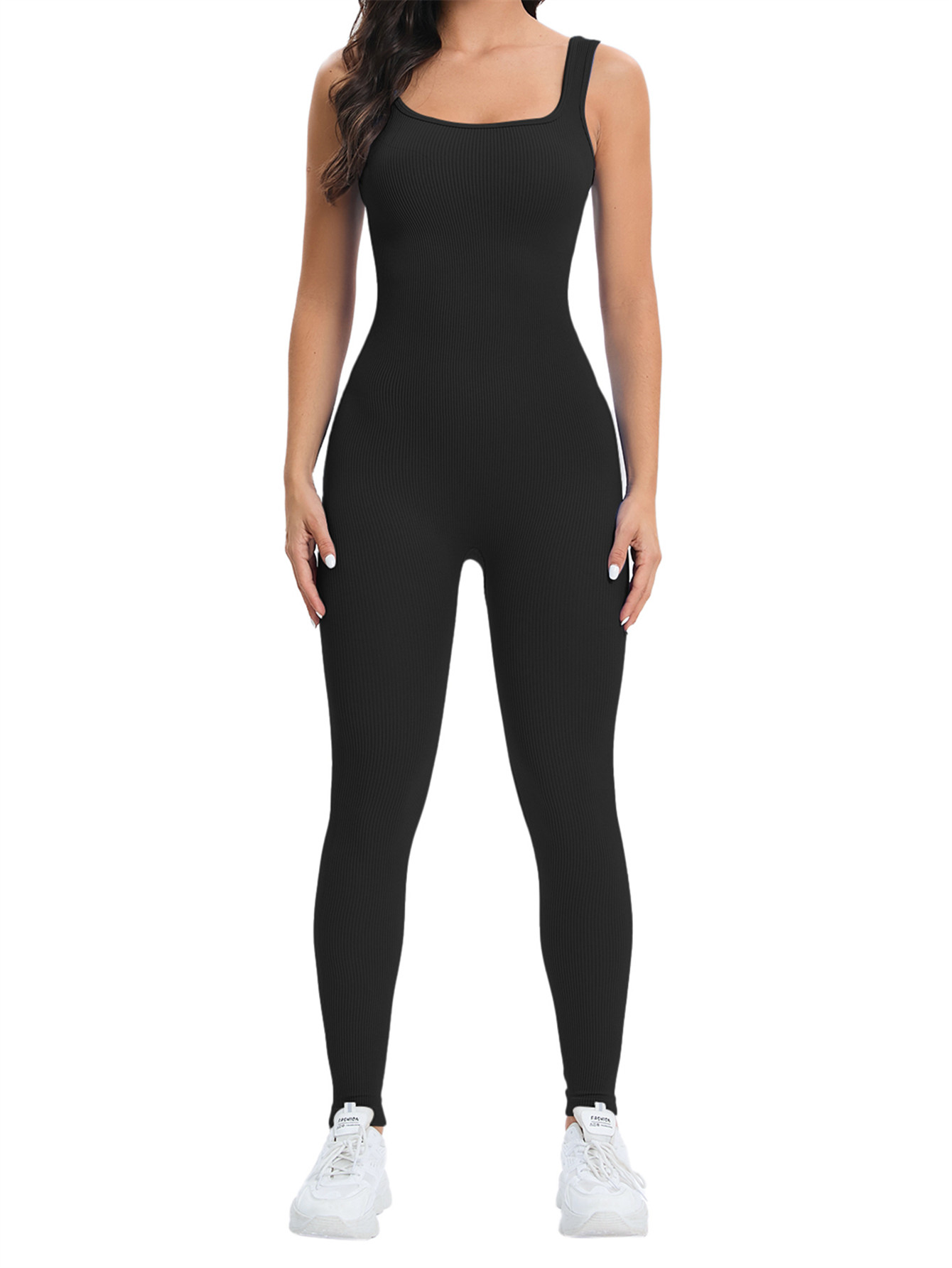 Dames workout naadloze jumpsui - Seamless Ribbed Workout Tank Top recensie en prijs