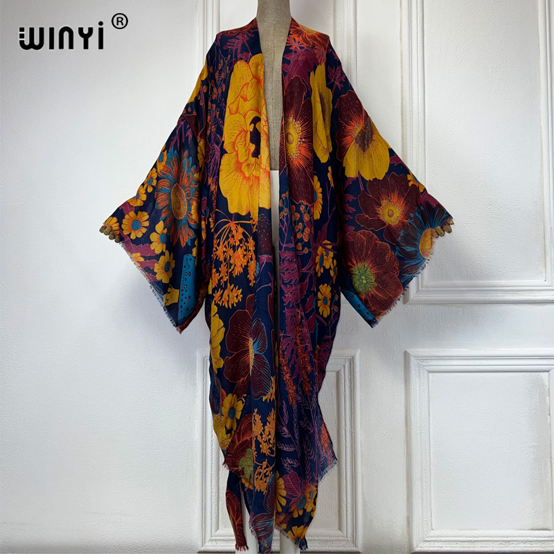 WINYI Afrika Mode Zomer Kimono - Boho Summer Beach Maxi Dress recensie en prijs