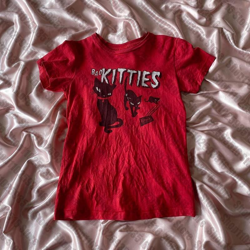 Y2K Grunge Cyber Goth Tee Vint - Y2K Graphic Baby Tee Crop recensie en prijs