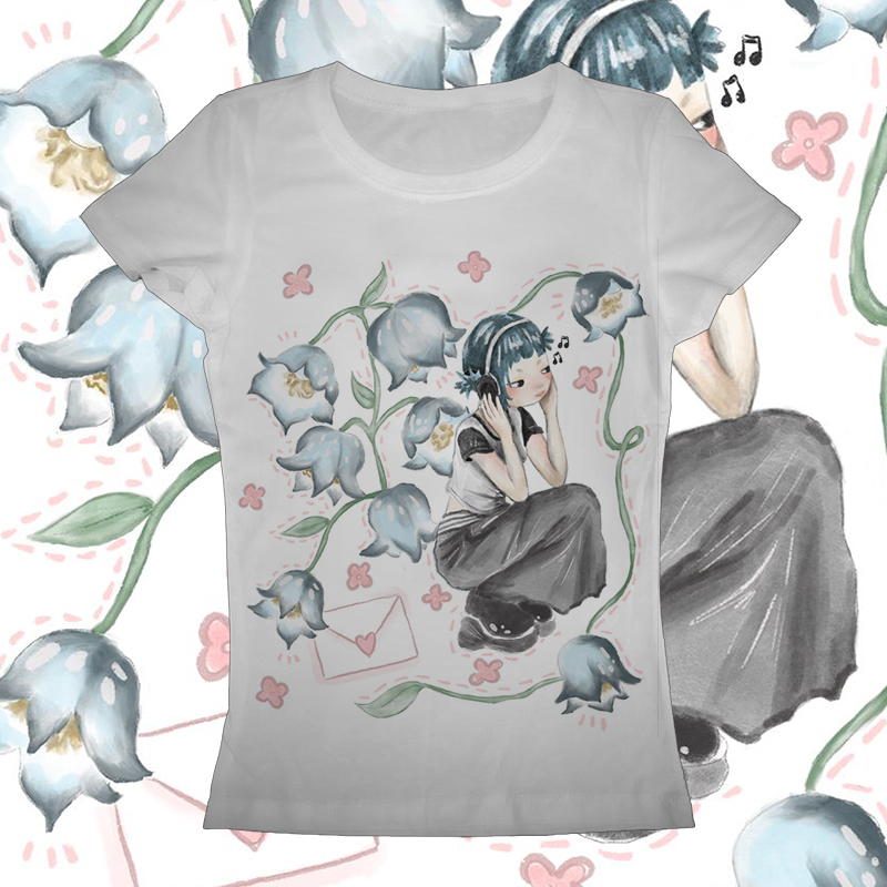 Y2K Koreaanse populaire kledin - Y2K Graphic Baby Tee Crop recensie en prijs