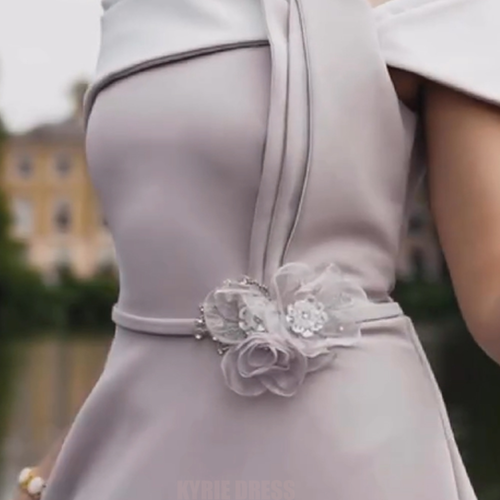 Elegante moeder van de bruidju - Elegant Satin Evening Gown Split recensie en prijs