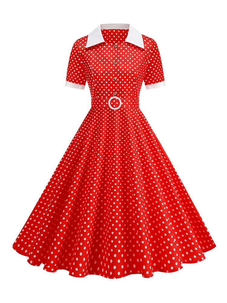 Vintage dames zomerjurk met st - French Vintage Floral Midi Dress recensie en prijs